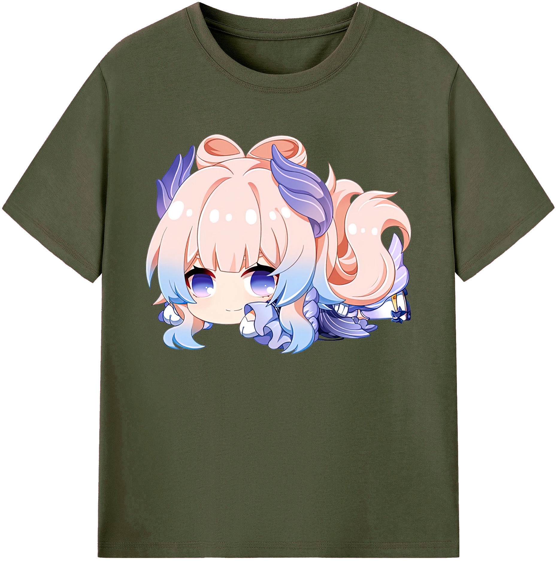げんし神 珊瑚宮心海 サンゴノミヤ・ココミ genshin Sangonomiya Kokomi 綿100％ メンズ半袖Tシャツ｜肌触りやわらか＆通気性